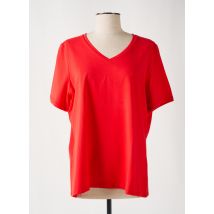LEO & UGO - T-shirt rouge en coton - Femme - Taille 48 - Modz