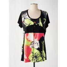 JEAN GABRIEL - Tunique manches courtes noir en viscose - Femme - Taille 46 - Modz