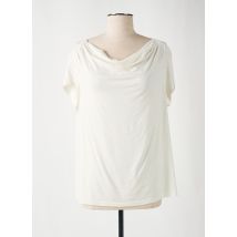 TELMAIL - T-shirt beige en viscose - Femme - Taille 48 - Modz