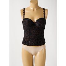 MARIE JO - Corset noir en polyamide - Femme - Taille 95B - Modz
