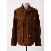 DAYTONA - Veste en cuir marron en cuir de chèvre - Homme - Taille M - Modz