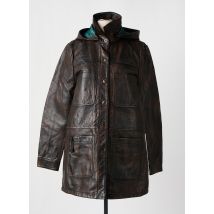 ROSE GARDEN - Veste en cuir marron en cuir - Femme - Taille 38 - Modz