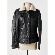 ROSE GARDEN - Veste en cuir noir en cuir d'agneau - Femme - Taille 38 - Modz