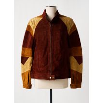 ROSE GARDEN - Veste en cuir marron en cuir - Femme - Taille 38 - Modz