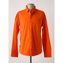 DAYTONA - Chemise manches longues orange en coton - Homme - Taille M - Modz