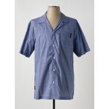DAYTONA - Chemise manches courtes bleu en coton - Homme - Taille M - Modz