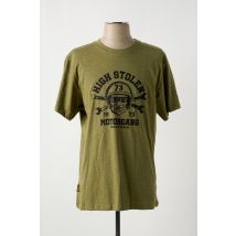DAYTONA - T-shirt vert en coton - Homme - Taille M - Modz