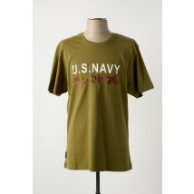 DAYTONA - T-shirt vert en coton - Homme - Taille M - Modz