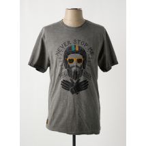 DAYTONA - T-shirt gris en coton - Homme - Taille M - Modz