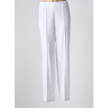 JULIE GUERLANDE - Pantalon droit blanc en polyester - Femme - Taille 38 - Modz