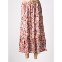 JULIE GUERLANDE - Jupe mi-longue orange en viscose - Femme - Taille 36 - Modz