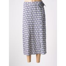 JULIE GUERLANDE - Jupe mi-longue bleu en viscose - Femme - Taille 38 - Modz