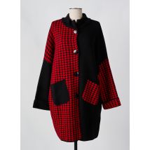 KARIN HERTZ - Gilet manches longues rouge en acrylique - Femme - Taille 46 - Modz