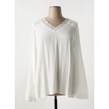 JULIE GUERLANDE - Blouse blanc en viscose - Femme - Taille 48 - Modz