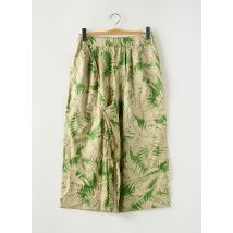 MANGO - Pantacourt vert en coton - Femme - Taille 38 - Modz