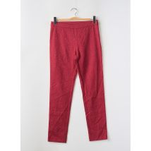 FLAIR - Pantalon slim rouge en coton - Femme - Taille 38 - Modz
