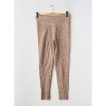 MNG - Legging beige en acrylique - Femme - Taille 38 - Modz