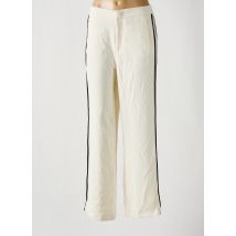 ONLY - Pantalon large beige en polyester - Femme - Taille 42 - Modz