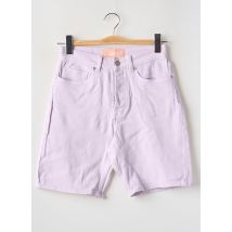 JJXX - Bermuda violet en coton - Femme - Taille 34 - Modz