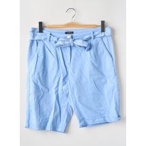 MORE & MORE - Bermuda bleu en coton - Femme - Taille 38 - Modz
