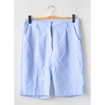 LILI SIDONIO - Bermuda bleu en polyester - Femme - Taille 42 - Modz