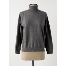 ARTLOVE - Pull col roulé gris en polyester - Femme - Taille 36 - Modz