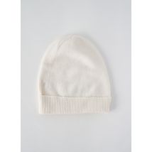 CECILE WANG - Bonnet blanc en viscose - Femme - Taille TU - Modz