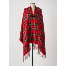 LILI SIDONIO - Poncho rouge en acrylique - Femme - Taille 38 - Modz