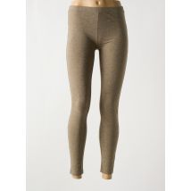IRENE VAN RYB - Legging beige en coton - Femme - Taille 40 - Modz