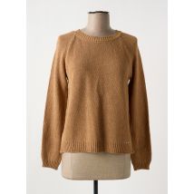 B.YU - Pull beige en coton - Femme - Taille 38 - Modz