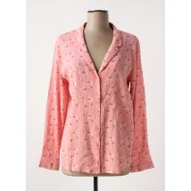 DES PETITS HAUTS - Chemisier rose en coton - Femme - Taille 40 - Modz