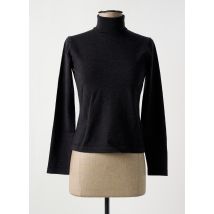 MAURICE ABOT - Pull col roulé gris en laine vierge - Femme - Taille 38 - Modz