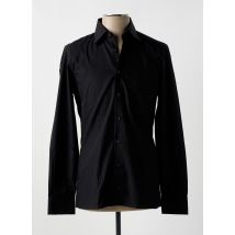 JUPITER - Chemise manches longues noir en coton - Homme - Taille S - Modz