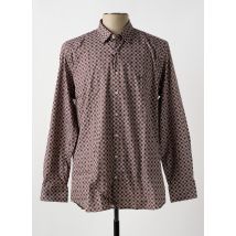 MISE AU GREEN - Chemise manches longues marron en coton - Homme - Taille XL - Modz