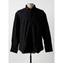 BOSTON - Chemise manches longues noir en coton - Homme - Taille XL - Modz