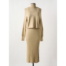 TIFFOSI - Ensemble jupe beige en viscose - Femme - Taille 40 - Modz