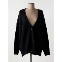HAPPY - Gilet manches longues noir en acrylique - Femme - Taille 38 - Modz