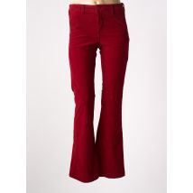 HAPPY - Pantalon flare rouge en coton - Femme - Taille W32 - Modz