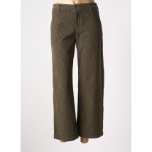 HAPPY - Pantalon 7/8 vert en coton - Femme - Taille W24 - Modz