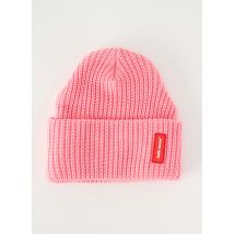 HELLO HOSSY - Bonnet rose en coton - Homme - Taille TU - Modz