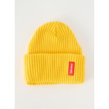 HELLO HOSSY - Bonnet jaune en coton - Homme - Taille TU - Modz