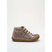 LUNELLA - Baskets marron en cuir - Fille - Taille 24 - Modz