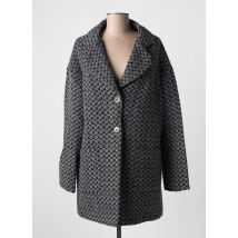 LAUREN VIDAL - Manteau long gris en coton - Femme - Taille 42 - Modz