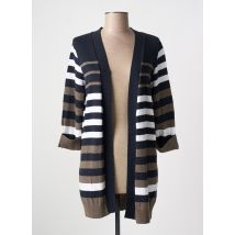 CAROLE RICHARD - Gilet manches longues noir en coton - Femme - Taille 38 - Modz