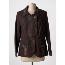 JEAN GABRIEL - Blazer marron en polyester - Femme - Taille 40 - Modz