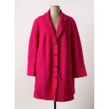 KJBRAND - Manteau long rose en laine - Femme - Taille 50 - Modz