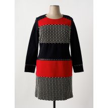 DIVAS - Robe mi-longue noir en polyester - Femme - Taille 46 - Modz