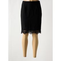 LAUREN VIDAL - Jupe mi-longue noir en polyester - Femme - Taille 38 - Modz