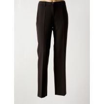 CAROLE RICHARD - Pantalon droit marron en polyester - Femme - Taille 38 - Modz