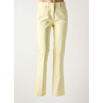 TONI - Pantalon slim jaune en coton - Femme - Taille 48 - Modz
